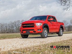 Dodge Ram 1500 4WD Tow Hook Brackets - w/ Bezels